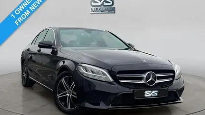 Used Mercedes C200 184 HP (135 kW) 2019 Black Sedan