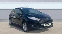 Black Used 2017 Ford Fiesta Zetec Hatchback | £5,906 (Fair price)