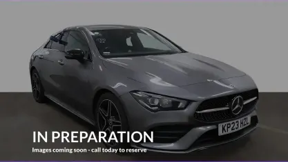 Used Mercedes CLA200 AMG line 163 HP (119 kW) 2022 Grey Coupe