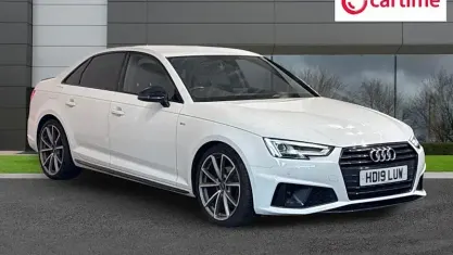 Used Audi A4 Black Edition 150 HP (110 kW) 2019 White Sedan