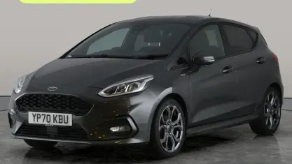 Usado Ford Fiesta ST-Line 125 HP (91 kW) 2020 Cinzento Citadino