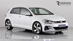 White silver Used 2018 VW Golf VII GTI Hatchback | £17,250 (Fair price)