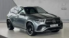 Selenite grey metallic Used 2025 Mercedes GLE450 AMG AMG line SUV | £70,480 (Fair price)