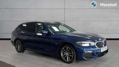 Phytonic blue metallic paint Used 2022 BMW 530e M Sport Estate | £28,118 (Fair price)