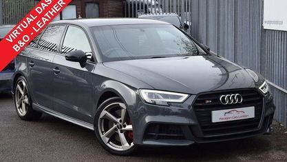 Begagnad Audi S3 Sportback Black Edition 310 HK (228 kW) 2018 Grå Halvkombi