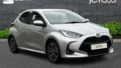 Silver Used 2021 Toyota Yaris Hybrid Design Hatchback | £14,350 (Fair price)