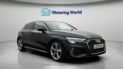 Used Audi A3 Sportback S-Line 150 HP (110 kW) 2022 Black Hatchback