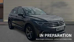 Dolphin grey metallic Used 2023 VW Tiguan R-line Edition SUV | £27,619 (Fair price)