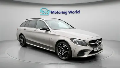 Used Mercedes C300e AMG line 320 HP (235 kW) 2021 Silver Estate