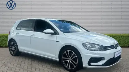 Used VW Golf VII R-line 150 HP (110 kW) 2019 White Hatchback