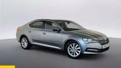 Used Skoda Superb SE Technology 150 HP (110 kW) 2020 Grey Hatchback