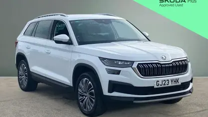 Used Skoda Kodiaq SE L Executive 150 HP (110 kW) 2023 White SUV