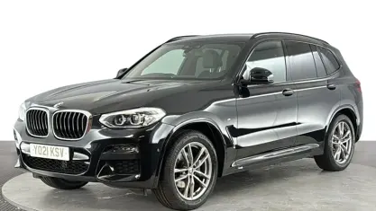 Used BMW X3 M Sport 184 HP (135 kW) 2021 Black SUV