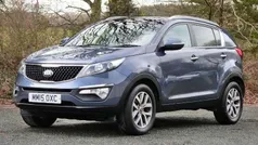Blue metallic Used 2015 Kia Sportage 2 SUV | £7,295 (Fair price)