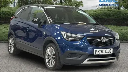 Used Vauxhall Crossland X 131 HP (96 kW) 2020 Blue SUV
