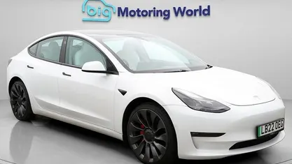 Used Tesla Model 3 Performance 355 kW (483 HP) 2022 White Sedan