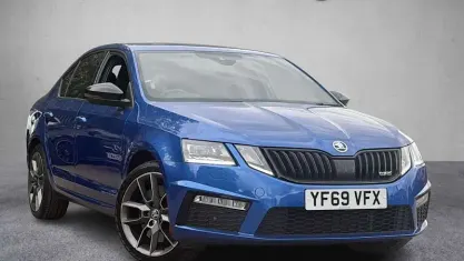 Used Skoda Octavia vRS 245 HP (180 kW) 2020 Blue Hatchback