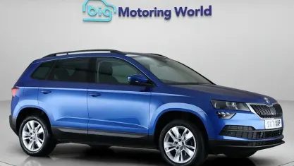 Used Skoda Karoq SE Technology 150 HP (110 kW) 2021 Blue SUV