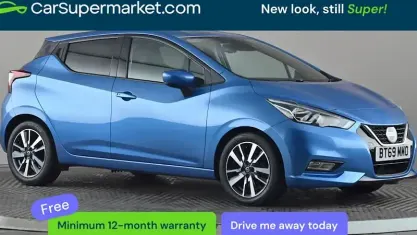 Używany Nissan Micra Tekna 101 KM (74 kW) 2019 Niebieski Hatchback