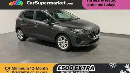 Grey Used 2021 Ford Fiesta Titanium Hatchback | £10,697 (Fair price)