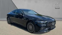 Obsidian black metallic Used 2025 Mercedes CLE300 AMG Line Premium Plus Coupe | £51,890 (Good price)