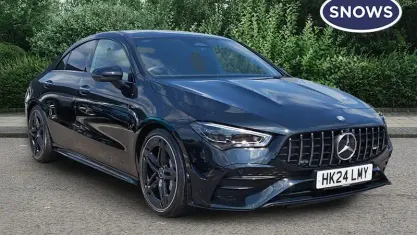 Used Mercedes CLA35 AMG Premium Plus 306 HP (225 kW) 2024 Black Coupe