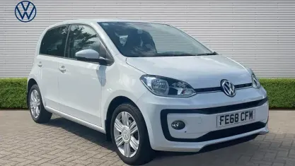 Used VW up! high up! 75 HP (55 kW) 2018 White Hatchback