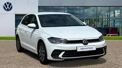 Pure white Used 2022 VW Polo Life Hatchback | £15,629 (Fair price)