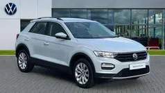 White silver metallic Used 2020 VW T-Roc SE SUV | £18,398 (Fair price)