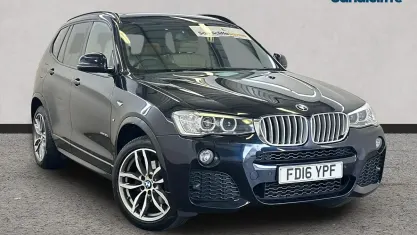 Used BMW X3 M Sport 258 HP (189 kW) 2016 Black SUV