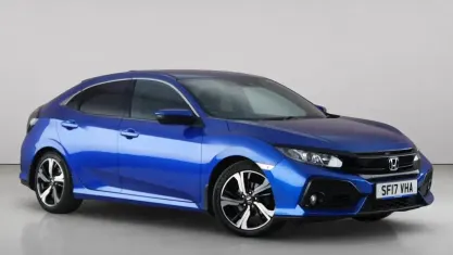 Used Honda Civic SR 129 HP (94 kW) 2017 Blue Hatchback