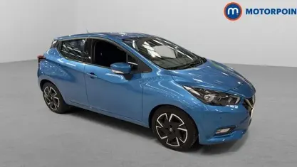 Used Nissan Micra Acenta 92 HP (67 kW) 2022 Blue Hatchback