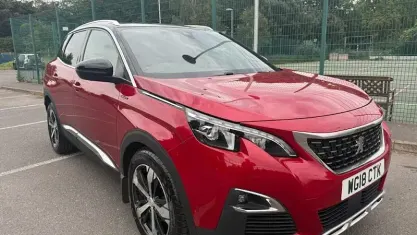 Used Peugeot 3008 GT-line 165 HP (121 kW) 2018 Red SUV