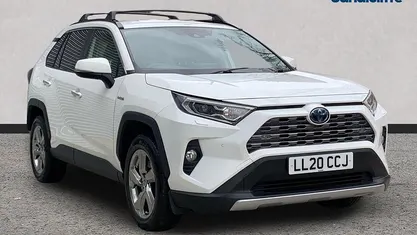 Begagnad Toyota RAV4 Hybrid 218 HK (160 kW) 2020 Vit SUV