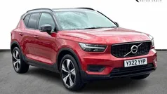 Fusion red Used 2022 Volvo XC40 R-Design SUV | £23,990 (Fair price)