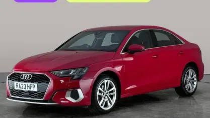 Used Audi A3 Sport 110 HP (80 kW) 2023 Red Sedan