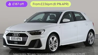 White Used 2019 Audi A1 Sportback S-Line Hatchback | £14,067 (Fair price)