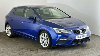 Used Seat Leon FR 150 HP (110 kW) 2018 Blue Hatchback