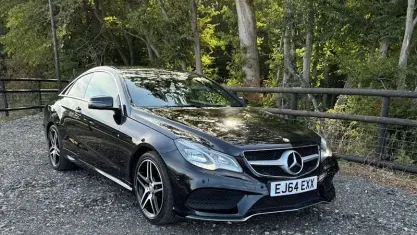 Used Mercedes E220 AMG line 177 HP (130 kW) 2014 Black Coupe