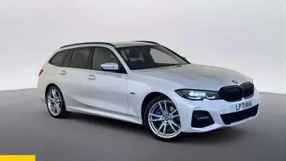 Used BMW 330e M Sport 292 HP (214 kW) 2022 White Estate