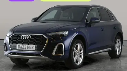 Second-hand Audi Q5 S-Line 299 CP (219 kW) 2023 Albastru SUV