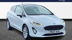 White Used 2017 Ford Fiesta Titanium Hatchback | £6,995 (Fair price)