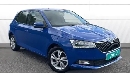 Used Skoda Fabia SE 60 HP (44 kW) 2020 Blue Hatchback