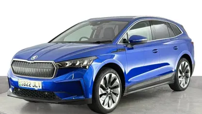 Used Skoda Enyaq iV ecoSuite 131 kW (179 HP) 2022 Blue SUV
