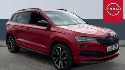 Gebraucht Skoda Karoq SportLine 150 PS (110 kW) 2019 Rot SUV