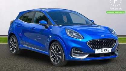 Used Ford Puma ST-Line 155 HP (114 kW) 2021 Blue SUV