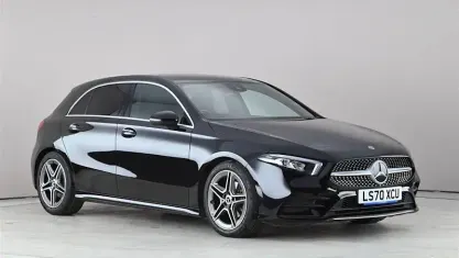 Usado Mercedes A200 AMG line 163 HP (119 kW) 2020 Preto Citadino