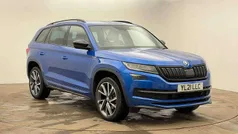 Race blue metallic Used 2021 Skoda Kodiaq SportLine SUV | £25,295 (Fair price)