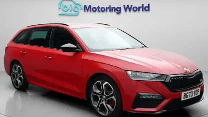 Used Skoda Octavia vRS 245 HP (180 kW) 2023 Red Estate