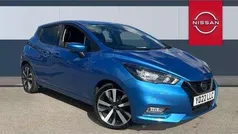 Blue Used 2022 Nissan Micra Tekna Hatchback | £13,543 (Fair price)